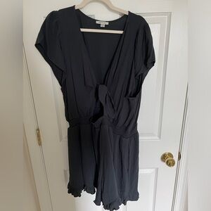 American Eagle Tie Front Romper